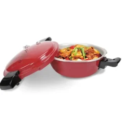 Express-Dampfkochtopf - Schonendes Und Schnelles Kochen - Schnellkochtopf Mit 2.2 Liter Fassungsvermögen - Alle Herdarten - Dampfkochtopf - Spülmaschinenfest - Farbe Rot -Smart Kitchen Store a7eda218f9b8398a5a5ef24f8cf5c84b