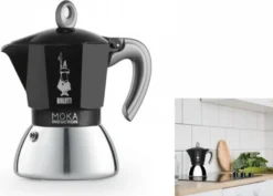 Bialetti MOKA 4TZ Induction Nera -Smart Kitchen Store a86108585d3ae0b3ddef22e38e40beb0