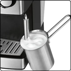 Clatronic ES 3643 Espresso- Und Cappuccino-Automat, 15 Bar Pumpdruck, Tassenvorwärmfunktion, Mit Aufschäum- Und Heißwasserfunktion 20 Clatronic ES 3643 Espresso- Und Cappuccino-Automat, 15 Bar Pumpdruck, Tassenvorwärmfunktion, Mit Aufschäum- Und Heißwasserfunktion -Smart Kitchen Store a8d0e500dddedc657b986c220f2bfbba