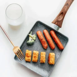 Pfanne Japanische Omelettpfanne Aluminium Kleine Bratpfanne Küche Antihaftpfannkuchen Omelettpfanne (1 Stück) -Smart Kitchen Store a907bb60ef4582ddcf8a7785500fb800 1