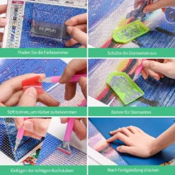 Diamond Painting 5D Diamant Painting Set, DIY Diamant Painting Vollbohrer Kit, Geschenk Für Erwachsene Kinder -Smart Kitchen Store a9268136e637cfe685a80317bbd0d5fe