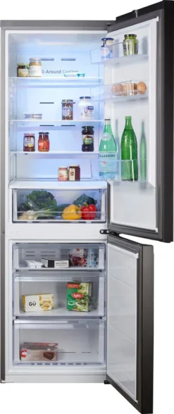Samsung Bespoke RL34A6B0D22/EG Kühl-/Gefrierkombination Mit SpaceMax™-Technologie/All-Around Cooling/No Frost+ / Power Cool + Power Freeze, 185cm, 344ℓ, 35 DB(A) -Smart Kitchen Store a9e348fb670061e4322aec0e4ba04699