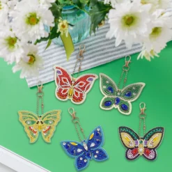 5pcs 5D Diamond Painting Anhänger Set,Diamond Painting Schlüsselanhänger Weihnachten Kinder Junge Crystal Strass Kit DIY Doppelseitige Diamant Malerei Schlüsselbund Für Geschenkidee -Smart Kitchen Store ab449807c32d05f12836bbd29b7f020f