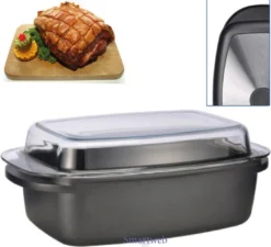 Aluguss Bräter Mit Deckel Backofengeeignet Bis 180 °C Gänsebräter In 5,6 Liter -Smart Kitchen Store ab9727b964f2bf59a1ff88a0d22d3333