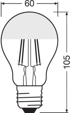 Osram LED Filament Leuchtmittel Birne Star Classic 4W = 37W E27 Koipfspiegel Gold 420lm Warmweiß 2700K 13 Osram LED Filament Leuchtmittel Birne Star Classic 4W = 37W E27 Koipfspiegel Gold 420lm Warmweiß 2700K -Smart Kitchen Store abf70ec1beea8a21d0870cfdde4b721a