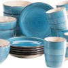 Mäser 931601 Frühstücksset Lumaca Für 6 Personen, Steingut, Dunkelblau (1 Set, 18-teilig) 1 Mäser 931601 Frühstücksset Lumaca Für 6 Personen, Steingut, Dunkelblau (1 Set, 18-teilig) -Smart Kitchen Store ac14c9426a6aaaa9ba077bd181dc62fd