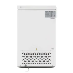 Klarstein Gefrierschrank Gefriertruhe - Tiefkühltruhe 100 Liter - Herausnehmbarer Hängekorb - Freistehend - Bodenrollen - Weiß Tiefkühlschrank Freistehend Gefriertruhe Gefrierschrank Groß Kühltruhe Gefriergeräte -Smart Kitchen Store ac839cd32df87e8f3dac2bdc5e38776e