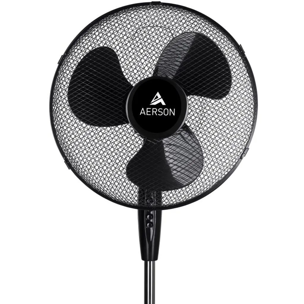 AERSON Standventilator Ventilator Windmaschine Luftkühler Oszillierend 50W Schwarz 8 AERSON Standventilator Ventilator Windmaschine Luftkühler Oszillierend 50W Schwarz – Bild 6