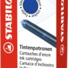 Tintenpatrone Zum Nachfüllen - STABILO Refill - 6er Pack - Blau (löschbar)