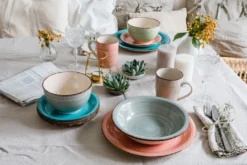 Mäser 931601 Frühstücksset Lumaca Für 6 Personen, Steingut, Dunkelblau (1 Set, 18-teilig) -Smart Kitchen Store aea752487de15212f2af86d2c6dc8692