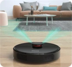 Dreame Saugroboter D9 Pro Wet&Dry, Betriebszeit (max.) 150 Min, 5200 MAh, Schwarz -Smart Kitchen Store af351b83f56d6b4103568c1f9b52baab