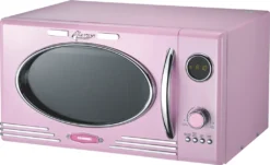 Melissa 16330125 CLASSICO Retro Pink Rosa 25 Liter Mikrowelle Mit Grill -Smart Kitchen Store b110a5b3137c6c4e3a8f6b5e50dad6d8