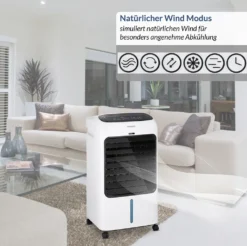 Monzana Luftkühler MZ804 4in1 Fernbedienung 8L Tank Timer Mobil Luftbefeuchter Ventilator Klimaanlage Ionisator Luftkühler LED Display Aircooler Klimagerät 17 Monzana Luftkühler MZ804 4in1 Fernbedienung 8L Tank Timer Mobil Luftbefeuchter Ventilator Klimaanlage Ionisator Luftkühler LED Display Aircooler Klimagerät -Smart Kitchen Store b1673f5451436461a01069a9ff9da6cd