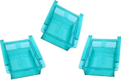 GOURMETmaxx Klemm-Schublade Für Kühlschrank, 3er-Set Schublade Klemm Kühlschrank GOURMETmaxx Zusatzfach Gemüsefach 3er-Set Ordnung -Smart Kitchen Store b264cdc4e3cbf230cb22992200096b53
