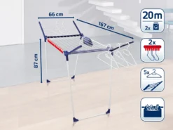 Leifheit Standtrockner Pegasus 200 Solid Comfort -Smart Kitchen Store b3297582ddde563e0387ac4d94a1cad0