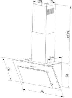 Dunstabzugshaube Schräghaube Kopffrei Schwarz 60 Cm + Filter Umluftset Respekta 9 Dunstabzugshaube Schräghaube Kopffrei Schwarz 60 Cm + Filter Umluftset Respekta -Smart Kitchen Store b4aa6c38405f38cfd2c9389dcb60cc31