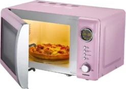 Melissa 16330112 CLASSICO Retro 20 Liter Mikrowelle In Pink Rosa -Smart Kitchen Store b51f4c1db833ac47b5ddf546006ac0f0