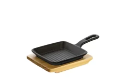 Küchenprofi BBQ Servierpfanne + Holzbrett 23 Cm Gusseisen Grillpfanne 11 Küchenprofi BBQ Servierpfanne + Holzbrett 23 Cm Gusseisen Grillpfanne -Smart Kitchen Store b623773b7f847605d01a5d2c9316eb8a
