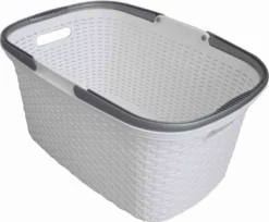 Rival R37600 Wäschekorb Rattan-Design, 32 Liter, 56 X 37 X 28 Cm (Farbe Zufällig, 1 Stück) -Smart Kitchen Store b7b064a22f5f1aad8b453ac7b393af53