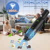 Mini-Staubsauger, Kabelloser Handstaubsauger, 10000 Pa Starke Saugkraft, Tragbarer Auto-Staubsauger, Wiederaufladbar Für Zuhause/Auto/Büro, Nebelblau ,Black -Smart Kitchen Store b7b3da83c9ca145530ff499929951809