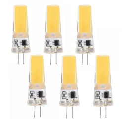 6x G4 LED Glühbirne 3W Warmweiß COB Mini Dimmbar Birne Leuchtmittel
