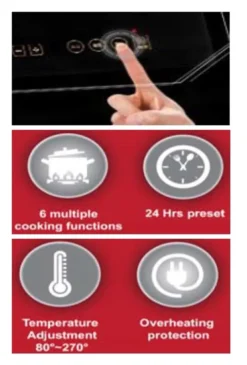 Topmatic DIP.4200.2 Doppel-Induktionskochfeld Induktion Kochplatten Herd 2000W+1400W Schwarz Reise Camping Kocher Herdplatte Kochfeld -Smart Kitchen Store ba7e23e98f0b60887c86b6a4861af64c