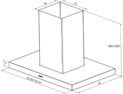 PKM Dunstabzugshaube Inselhaube Esse 8099GIS Z Touch Control Edelstahl 90cm -Smart Kitchen Store ba88bab49500d46b64bbf500c7990d62