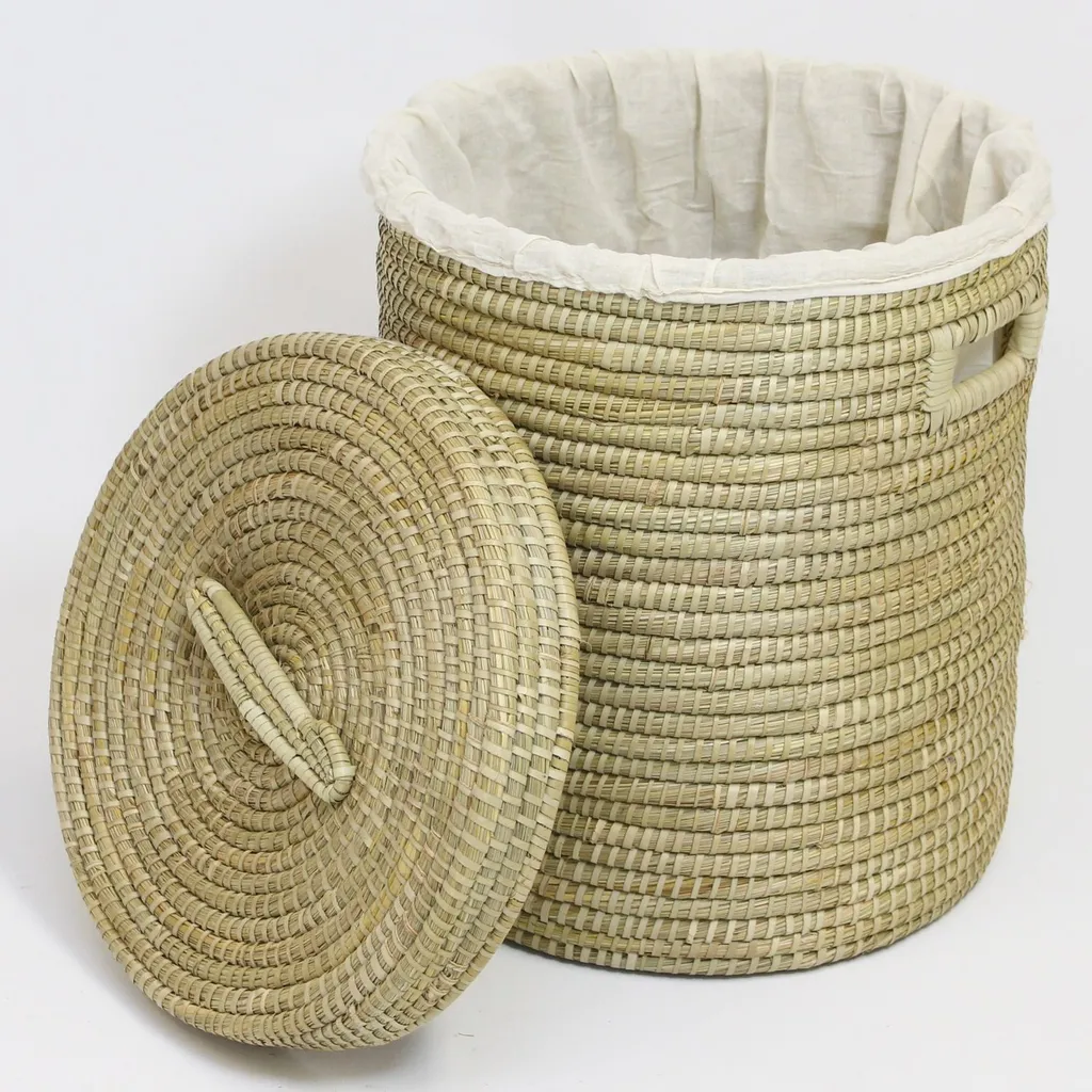 Wäschekorb Mit Deckel Klein, Maße Ø 40 X 50 3 Wäschekorb Mit Deckel Klein, Maße Ø 40 X 50