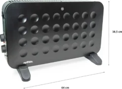 Grafner® Konvektor Elektro Heizung 2000 Watt Heizgerät Matt Schwarz DK11046 11 Grafner® Konvektor Elektro Heizung 2000 Watt Heizgerät Matt Schwarz DK11046 -Smart Kitchen Store bad04660f3f862ac3ecfc9831707e823