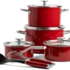 KitchenAid Topfset Steel Core Enamel Empire Rot 10-teilig -Smart Kitchen Store baff6c8f41f8d267ba88ad8a3e29fa68