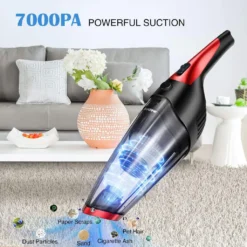 Handstaubsauger, Akku Handstaubsauger 7000PA Beutellos Handsauger Nass/Trocken Akkusauger Schnellaufladung Autostaubsauger Mit 2 Waschbarer Filterr Für Haus & Auto Reinigung -Smart Kitchen Store bb6480a85b2406bc212af304ec1711b4