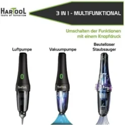 HARTOOL Akku Handstaubsauger Beutellos 3 In 1 Handstaubsauger - Luftpumpe - Vakuumpumpe -Smart Kitchen Store bbde1b02000b8fbb82c6f2faeab18c47