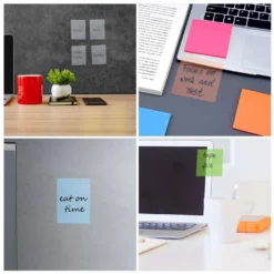 300 Verschiedene Transparente Haftnotizen Perspektivische Aufkleber Farbe Kreative Aufkleber Fluoreszierende Filmaufkleber Notizen -Smart Kitchen Store bbebb5033992ee98c98dd4173224e2ff