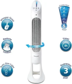 Honeywell Turmventilator HYF260E4 30W Weiß 108421 -Smart Kitchen Store bc3c0b3a4ae65b998dd6a422d6eaf830