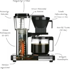 MOCCAMASTER Filterkaffeemaschine Mit Thermoskanne KBGT 741, Polished -Smart Kitchen Store bcdb7b870fcafda468b003e522c93682