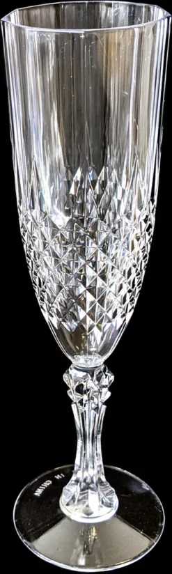 6er Set Kunststoff Champagner-Gläser Kristalleffekt 200ml / Ø6x22,5cm -Smart Kitchen Store bd4142253debc7fa237eb3c1be79df15