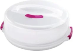 Metaltex Tortenbehälter ø36cm Höhenvers, Transparent/rot/weiß 25 Metaltex Tortenbehälter ø36cm Höhenvers, Transparent/rot/weiß -Smart Kitchen Store bdc483b6ab02402d1c089319de1fa632