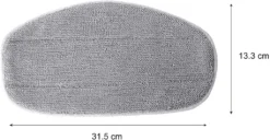 5 Ersatzpads Für Dampfreiniger , Dampfbesen Wischbezug Für Eine Porentiefe Reinigung, Dampfmop Ersatz Mit Klettunterseite -Smart Kitchen Store be62ebaf17e075ab60ece9a0d625f1f5