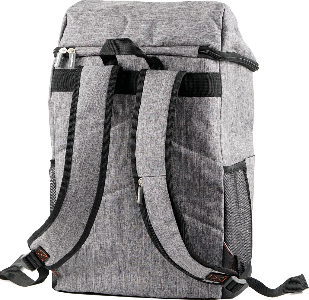 CampFeuer Kühlrucksack 20 Liter Grau, Leicht Und Wasserdicht 4 CampFeuer Kühlrucksack 20 Liter Grau, Leicht Und Wasserdicht – Bild 2