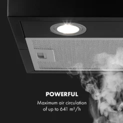 Klarstein Structura Inselabzugshaube , EEK: A , Abluft/Umluft , 3 Stufen , Luftumwälzung: 641 M³/h Max. , 41 X 35,5 Cm , LED-Beleuchtung , Optionale Ausstattung Mit Aktivkohlefiltern , Dunstabzugshaube , Inselhaube , Edelstahl , Schwarz -Smart Kitchen Store bff91afaf3fdf1a4ca3f1a2683801fee