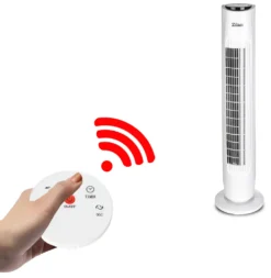 Zilan Turmventilator | 3 Stufen | 2 Modi | 7,5h Timer | Fernbedienung | Oszillierend | -Smart Kitchen Store c07fae55372598b37f0e6d3c0f724f6a