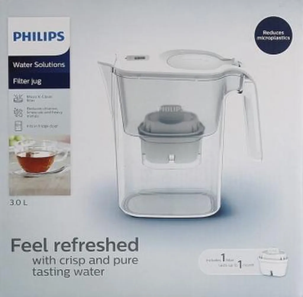 PHILIPS AQUA Wasserfilterkaraffe Mayflower 1,9 L, Weiß 3 PHILIPS AQUA Wasserfilterkaraffe Mayflower 1,9 L, Weiß