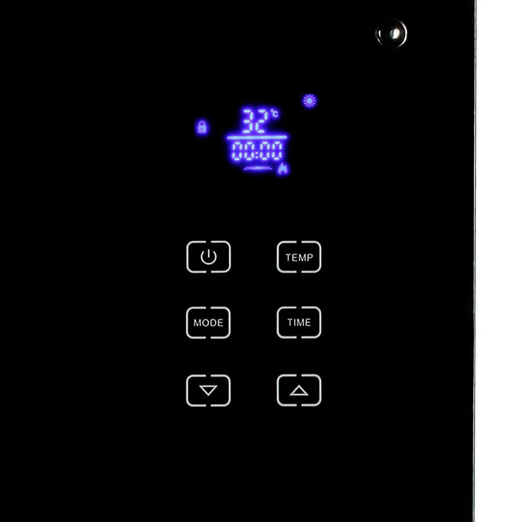 El Fuego Glaskonvektor AY4975 2000 W, Schwarz 7 El Fuego Glaskonvektor AY4975 2000 W, Schwarz – Bild 5