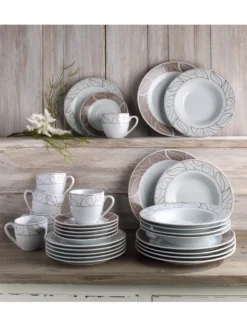 WELLCO Kaffeeset Grenoble Porzellan 18teilig -Smart Kitchen Store c23f8d8ffe2ebe9b0a6f52c995202ef9