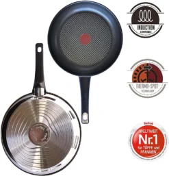 Tefal E43510 Jamie Oliver Pfannenset 5 Tlg 20,26,28cm Edelstahl Pfannen Bratpfannen Mit Deckel Pfanne Teflon Induktion Induktionsgeeignet Ofenfest Antihaftbeschichtet -Smart Kitchen Store c2404ce6658c6f032fae8d5f84f5933a