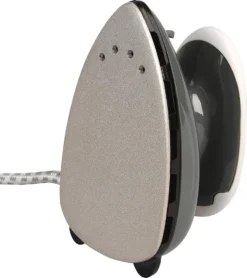 Jago® Mini Bügeleisen - Grau, 260-420 W, Antihaft Bügelsohle, Wassertank 40 Ml, 100-240 V Netzspannung Umschaltbar, Mit/ohne Dampf - Dampfbügeleisen, Reisebügeleisen -Smart Kitchen Store c2a4a3c90a9cc3f5ae23450486057e59