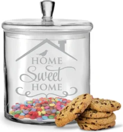 Leonardo Keksglas Mit Gravur "Home Sweet Home"