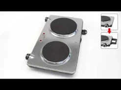 CLATRONIC Doppelkochplatte DKP 3668 Edelstahl Herdplatte Kochplatte 1000/1500W 15 CLATRONIC Doppelkochplatte DKP 3668 Edelstahl Herdplatte Kochplatte 1000/1500W -Smart Kitchen Store c435ca0fbd8ea7cc63d3d1f8a5605459