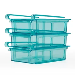 GOURMETmaxx Klemm-Schublade Für Kühlschrank, 3er-Set Schublade Klemm Kühlschrank GOURMETmaxx Zusatzfach Gemüsefach 3er-Set Ordnung -Smart Kitchen Store c45f61c390b1ab13f97cf9176711dd3a