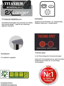 Tefal G13411 Cook Healthy Pfannenset Induktion 6 Tlg, Hohe Wokpfanne Mit Deckel 28cm, Pfanne 30 Cm + 24cm, Alle Herdarten, Spülmaschinenfest, Antihaft-beschichtet, Wok & Bratpfanne Set -Smart Kitchen Store c59e83dc0bd889ef12cd256d09fb8d1c